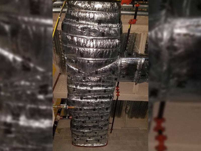 3M Firewrap on grease ducts