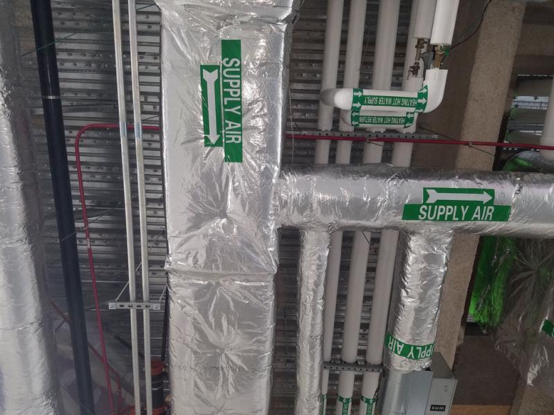Duct Insulation on piping